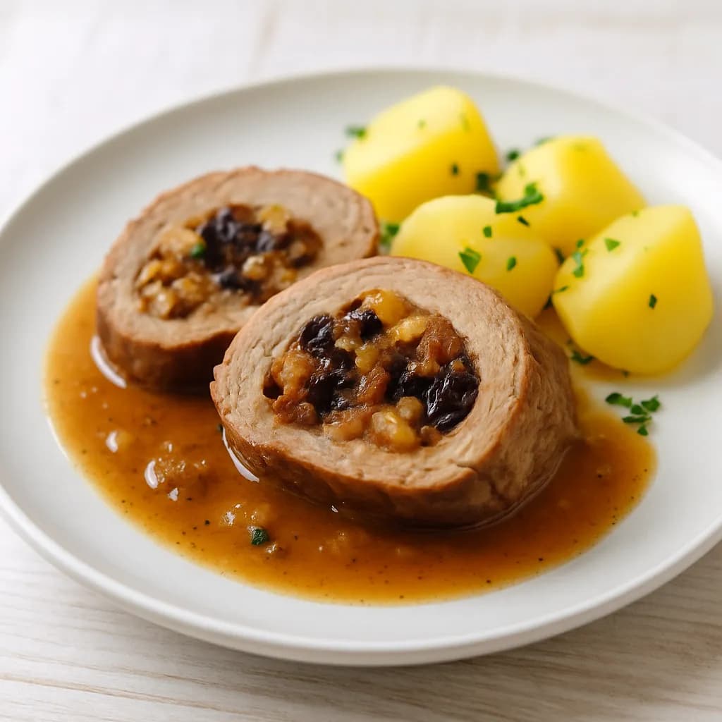 Bakaliowa rolada cielęca