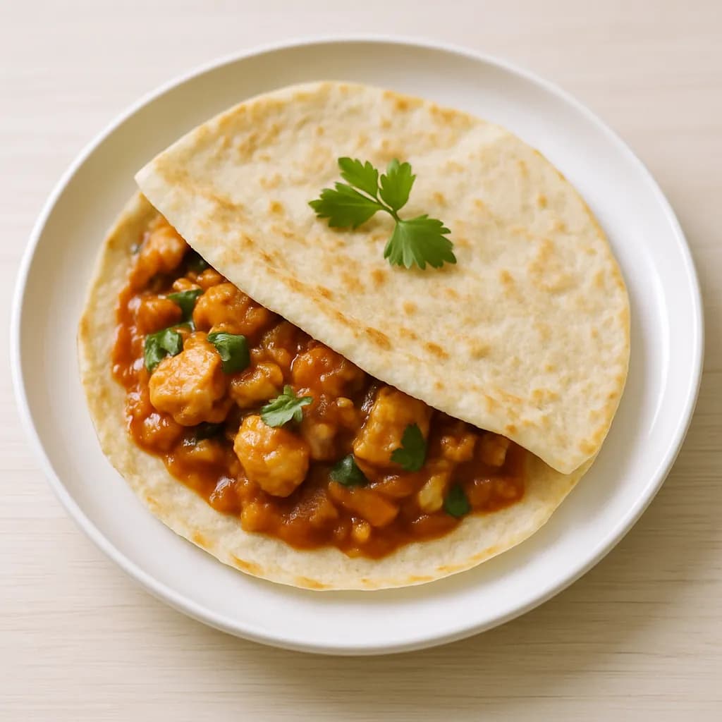 Bezglutenowa tortilla z mąki ryżowej