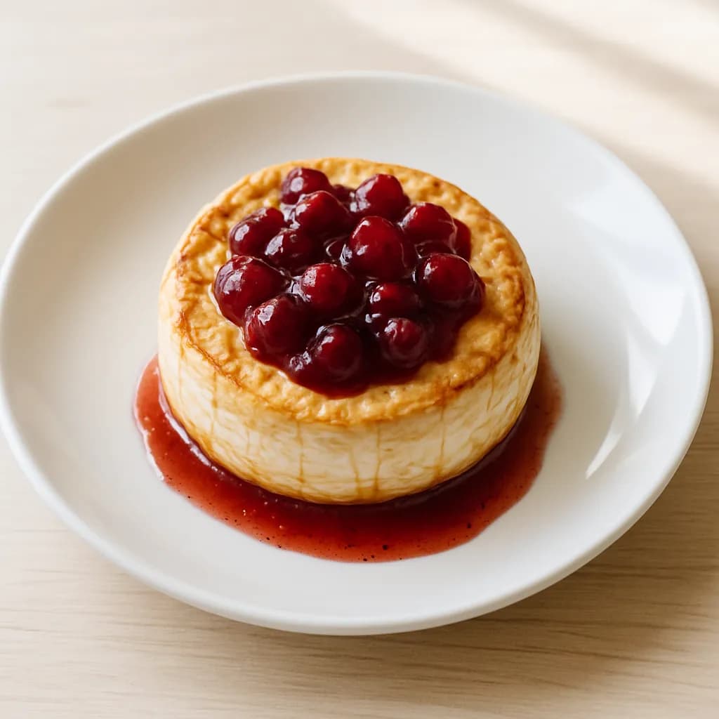 Camembert pieczony z żurawiną