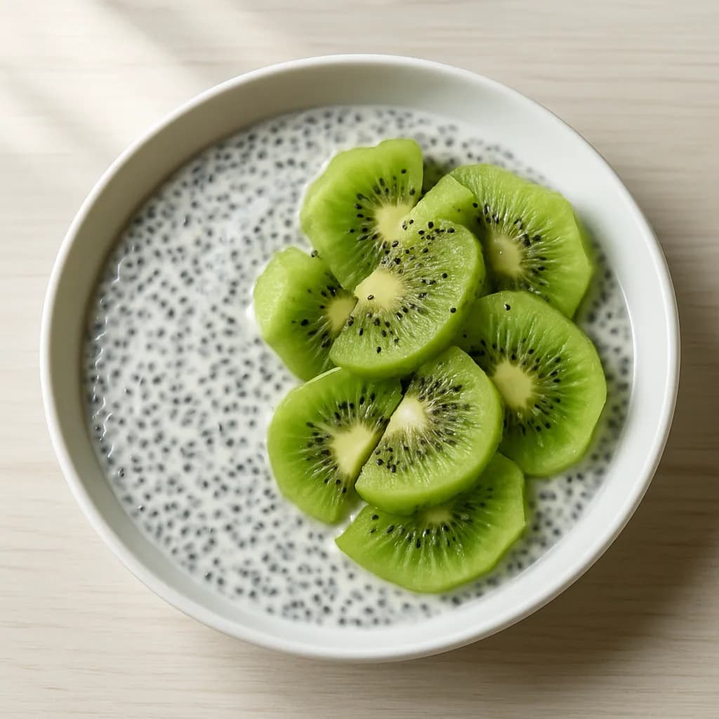 Chia pudding z kiwi