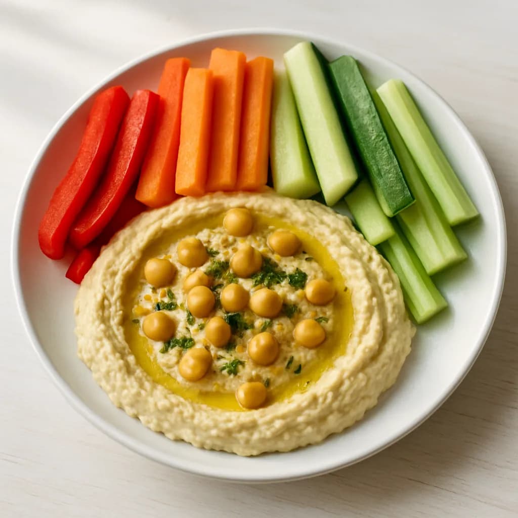 Hummus z warzywami