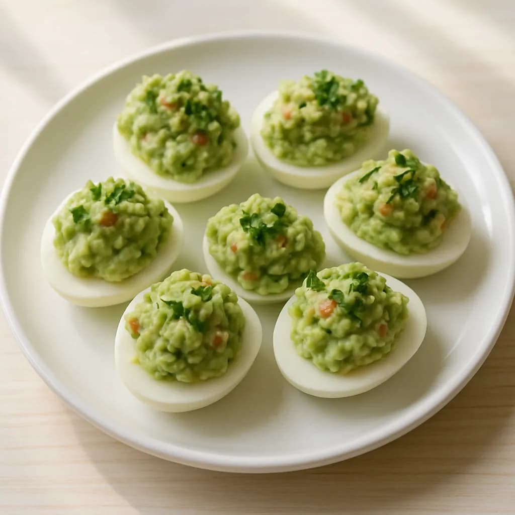 Jajka faszerowane guacamole