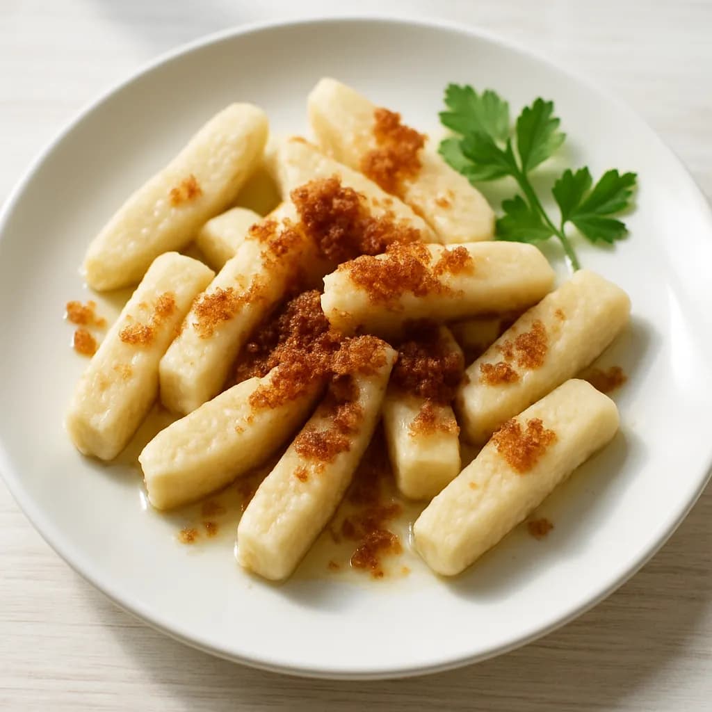 Kluski leniwe z tofu