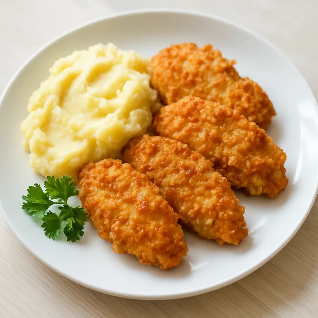 Kotlety drobiowe w płatkach