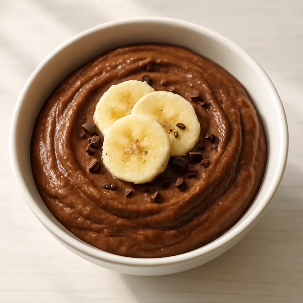 Krem czekoladowy z awokado i bananem