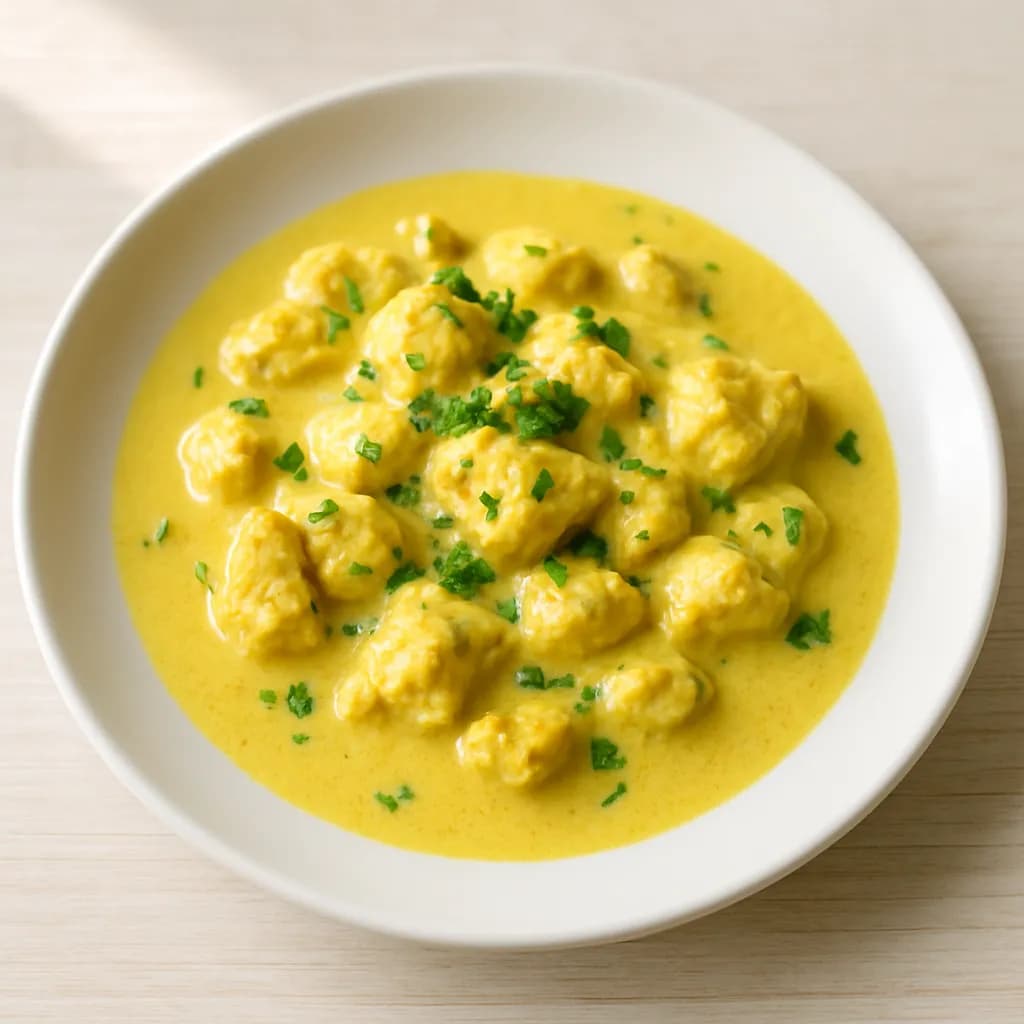 Kurczak w jogurtowym sosie curry