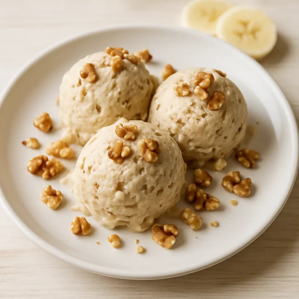 Lody bananowo-orzechowe