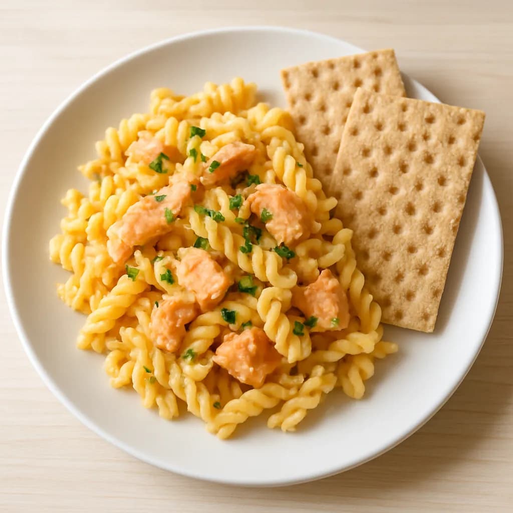 Pasta łososiowa z pieczywem chrupkim