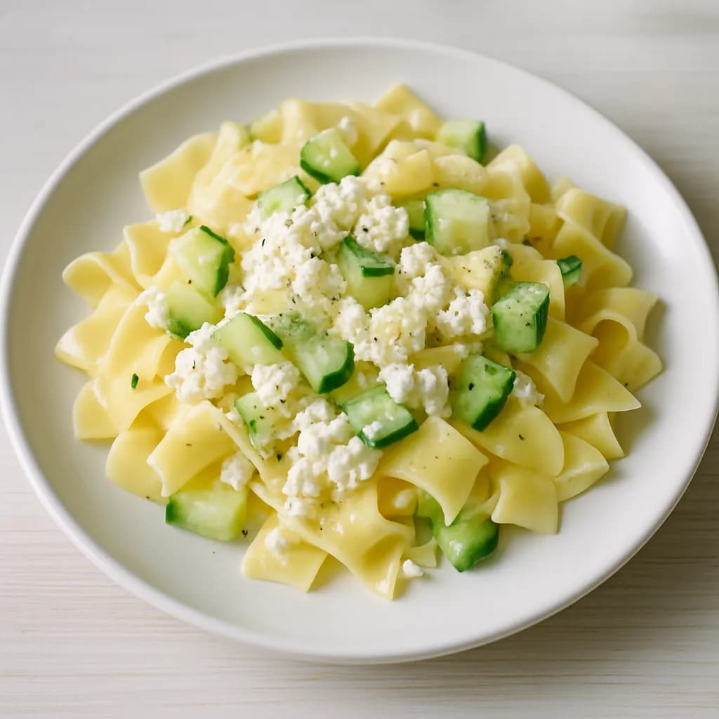 Pasta twarogowa z ogórkiem