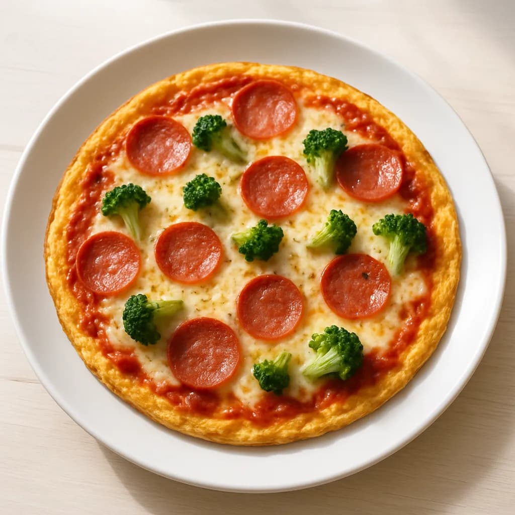Pizzo-omlet proteinowy