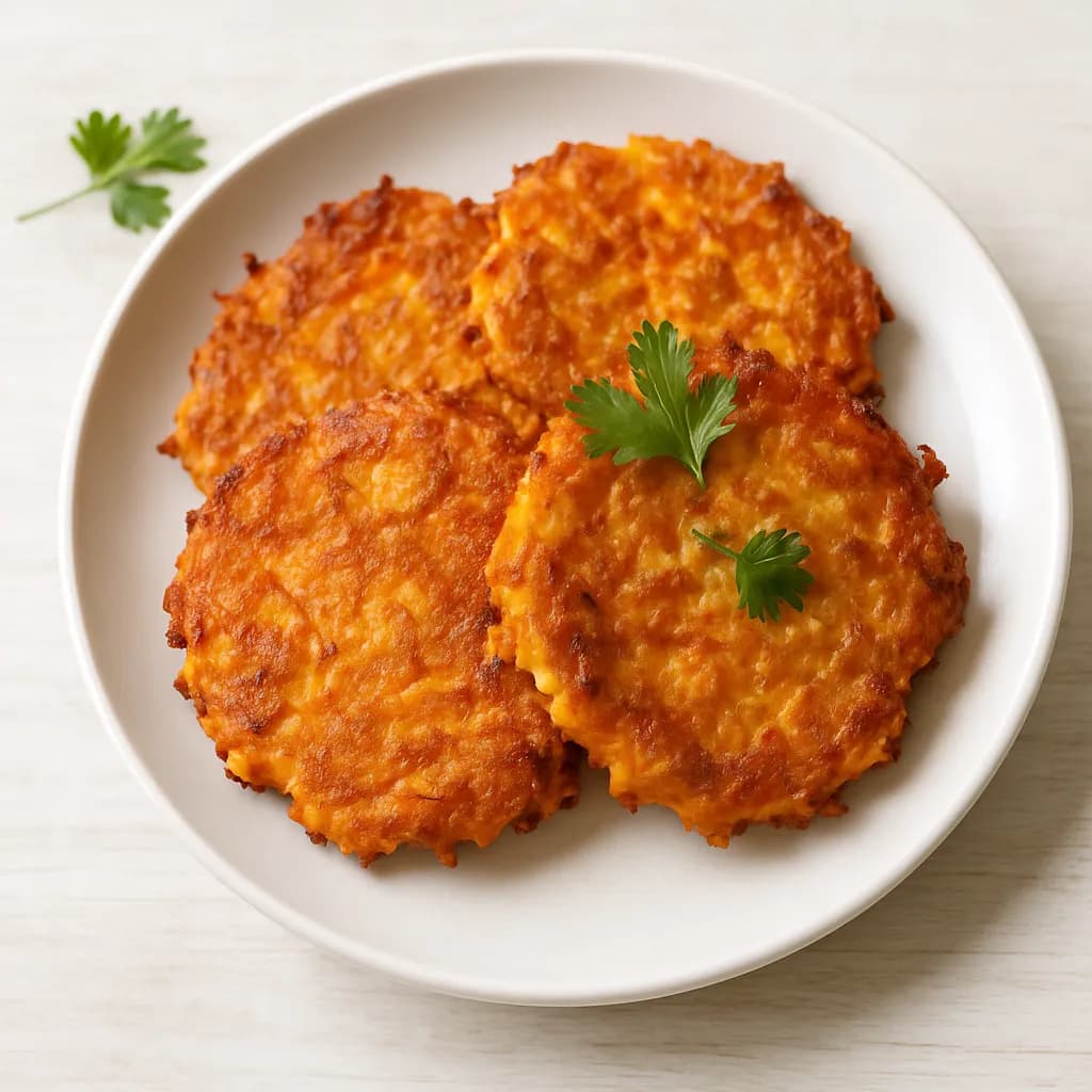 Placuszki marchewkowe