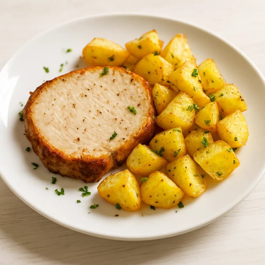 Schab pieczony z ziemniakami