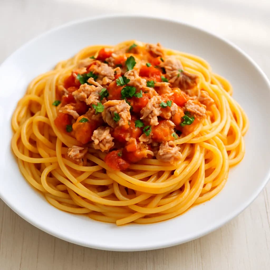 Spaghetti al tonno
