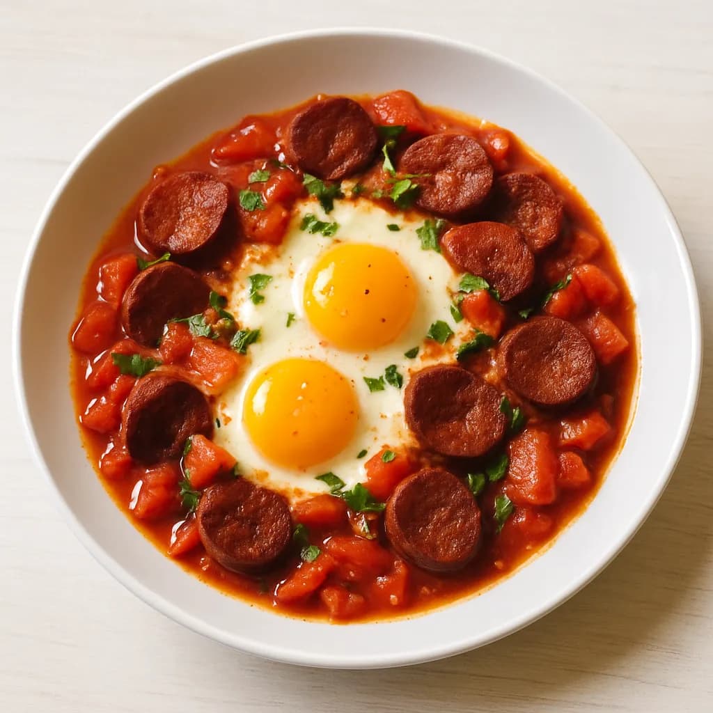 Shakshuka z chorizo