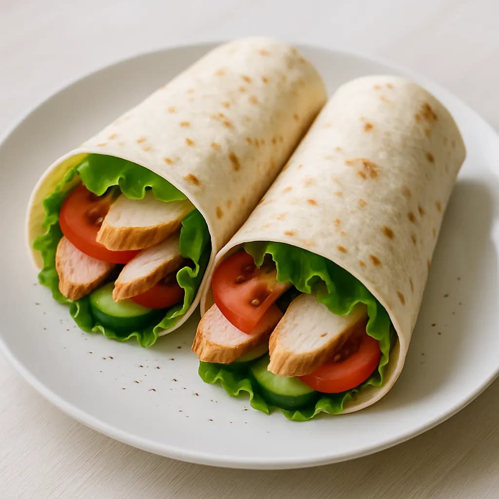 Wrapy z indykiem