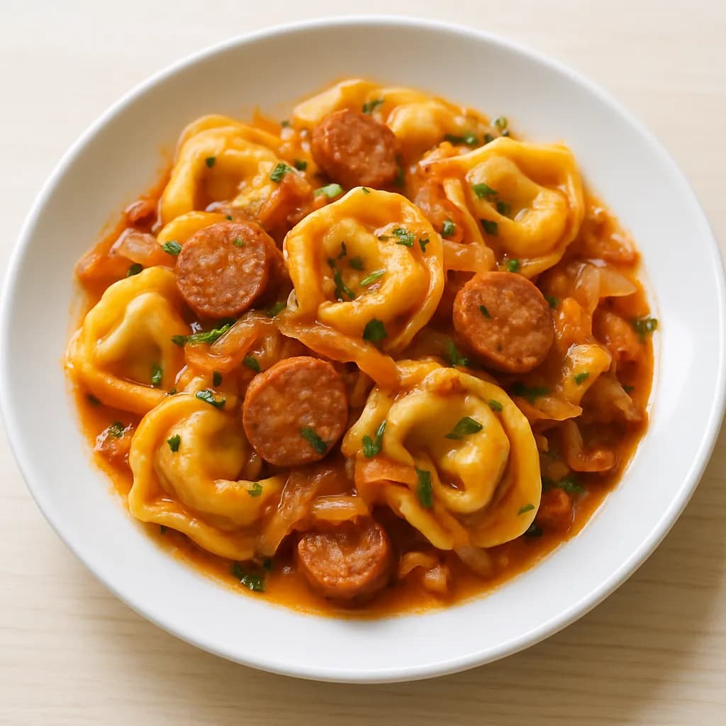 Danie z gotowymi tortelloni