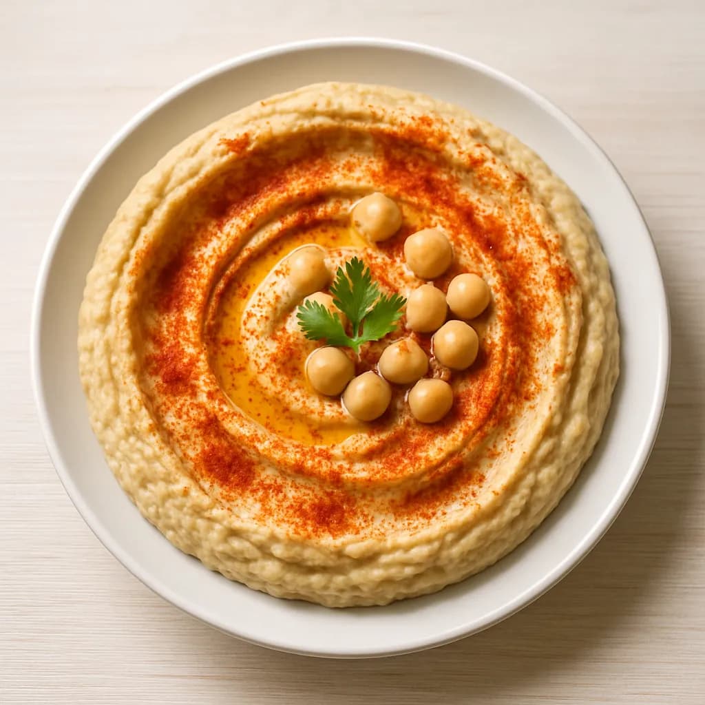 Hummus domowy z papryką