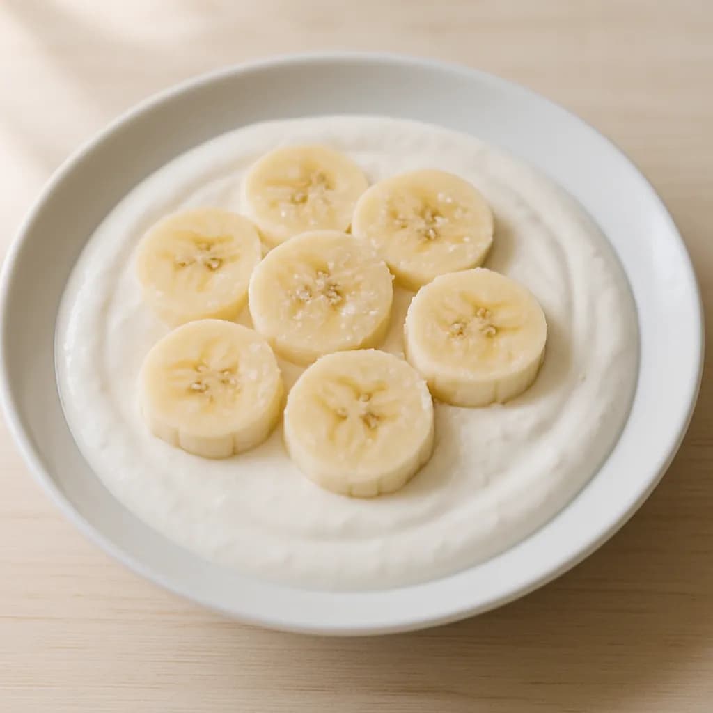 Jogurt kokosowy z bananem