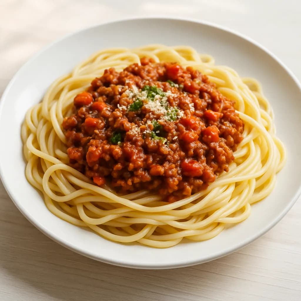 Makaron z sosem ala bolognese