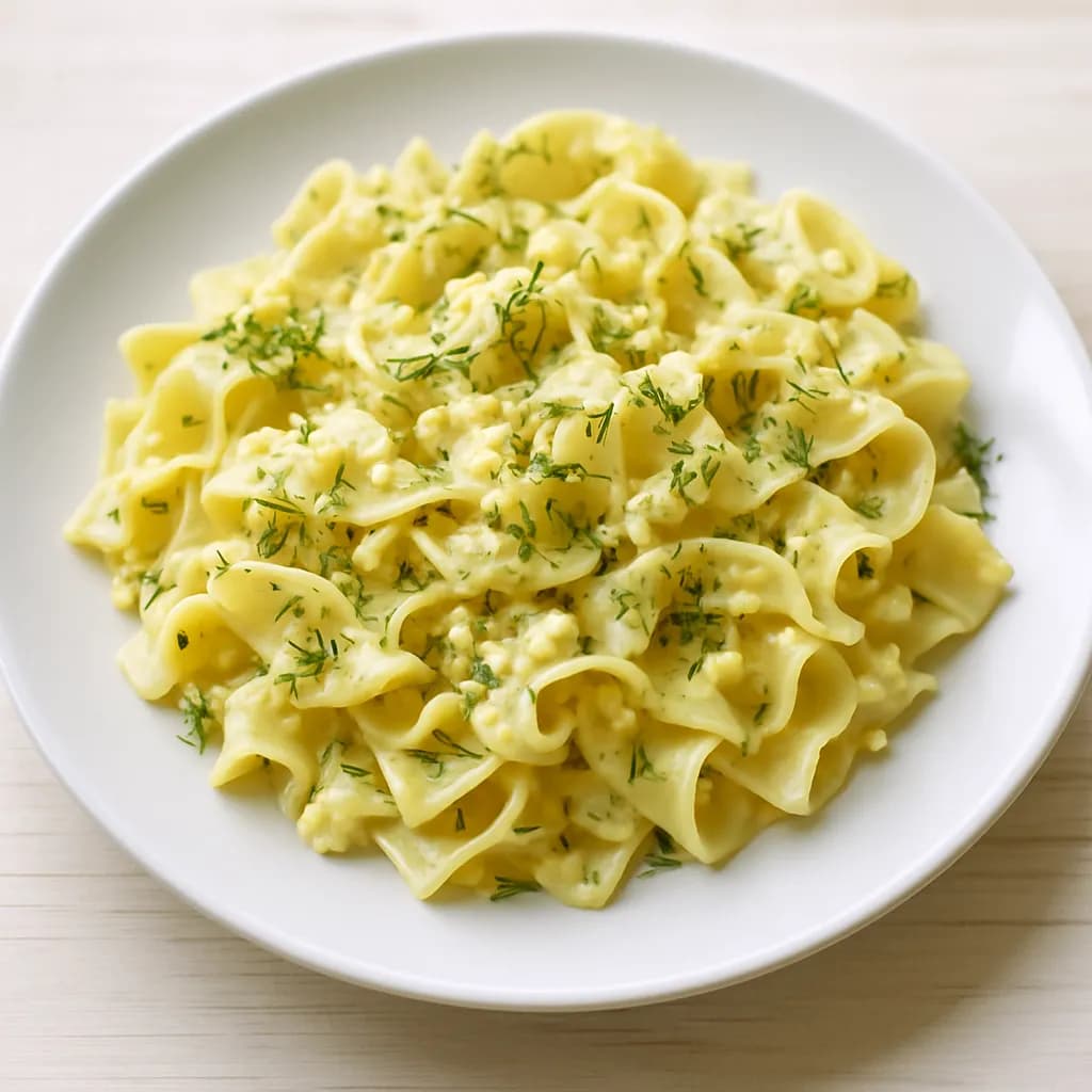 Pasta jajeczna z koperkiem