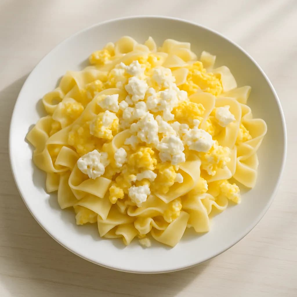 Pasta twarogowa z jajkami