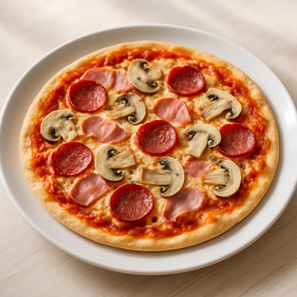 Pizza domowa na cienkim cieście