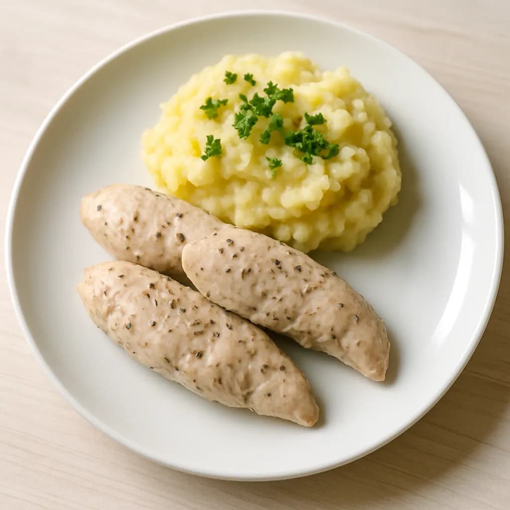 Polędwiczki z indyka na parze