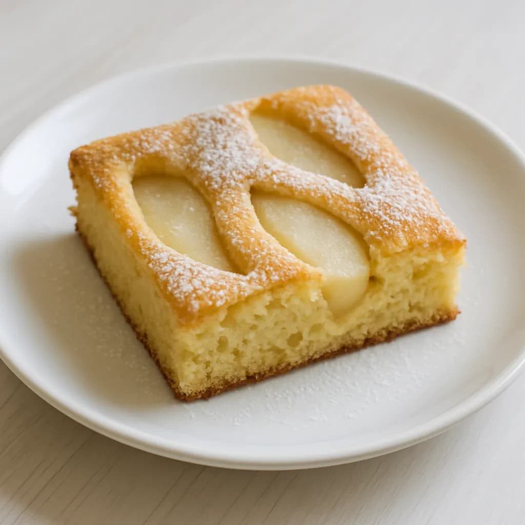 Proste ciasto z gruszkami