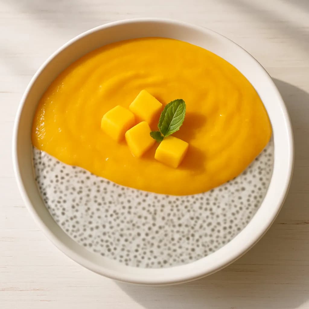 Pudding chia z mango