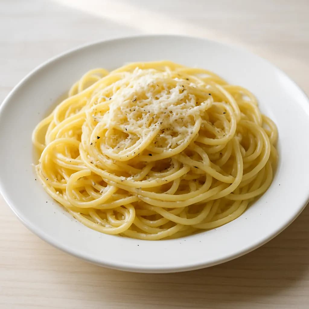 Spaghetti z parmezanem