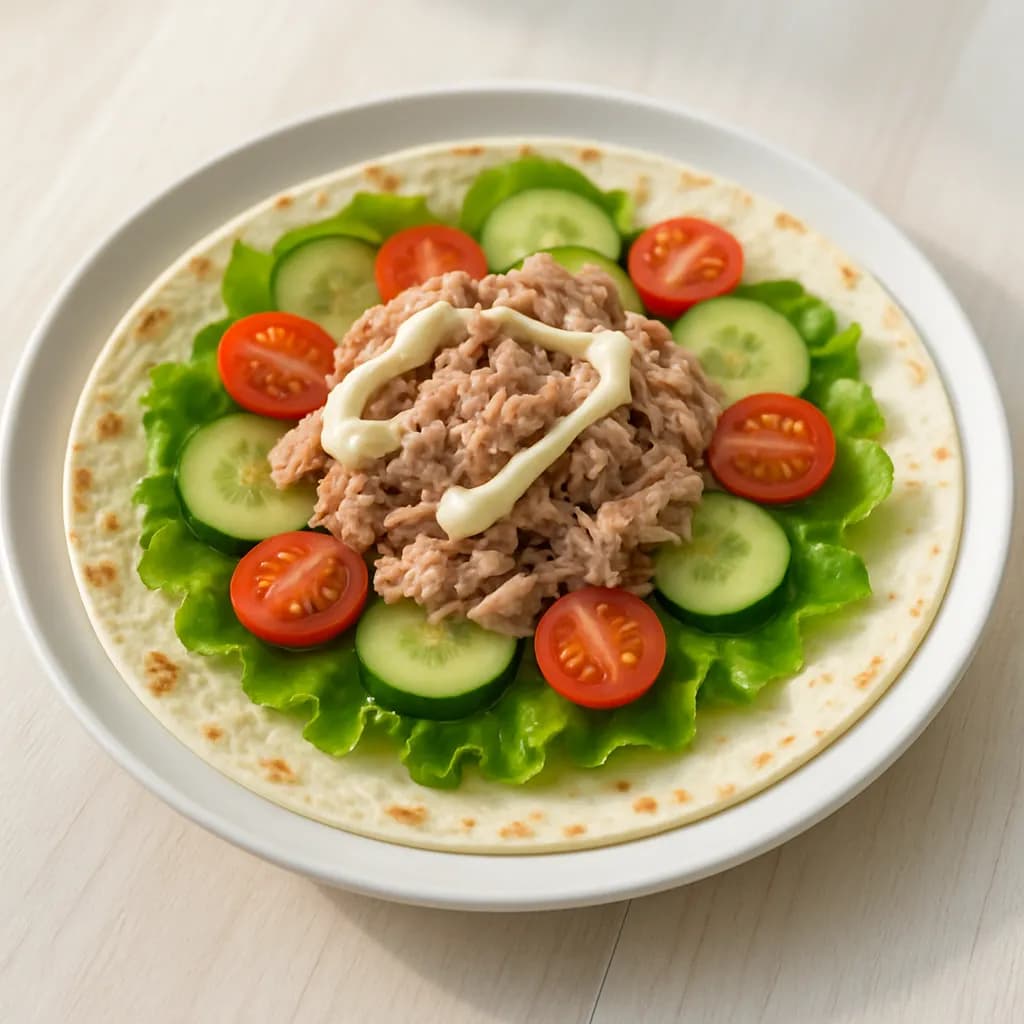 Tortilla z tuńczykiem