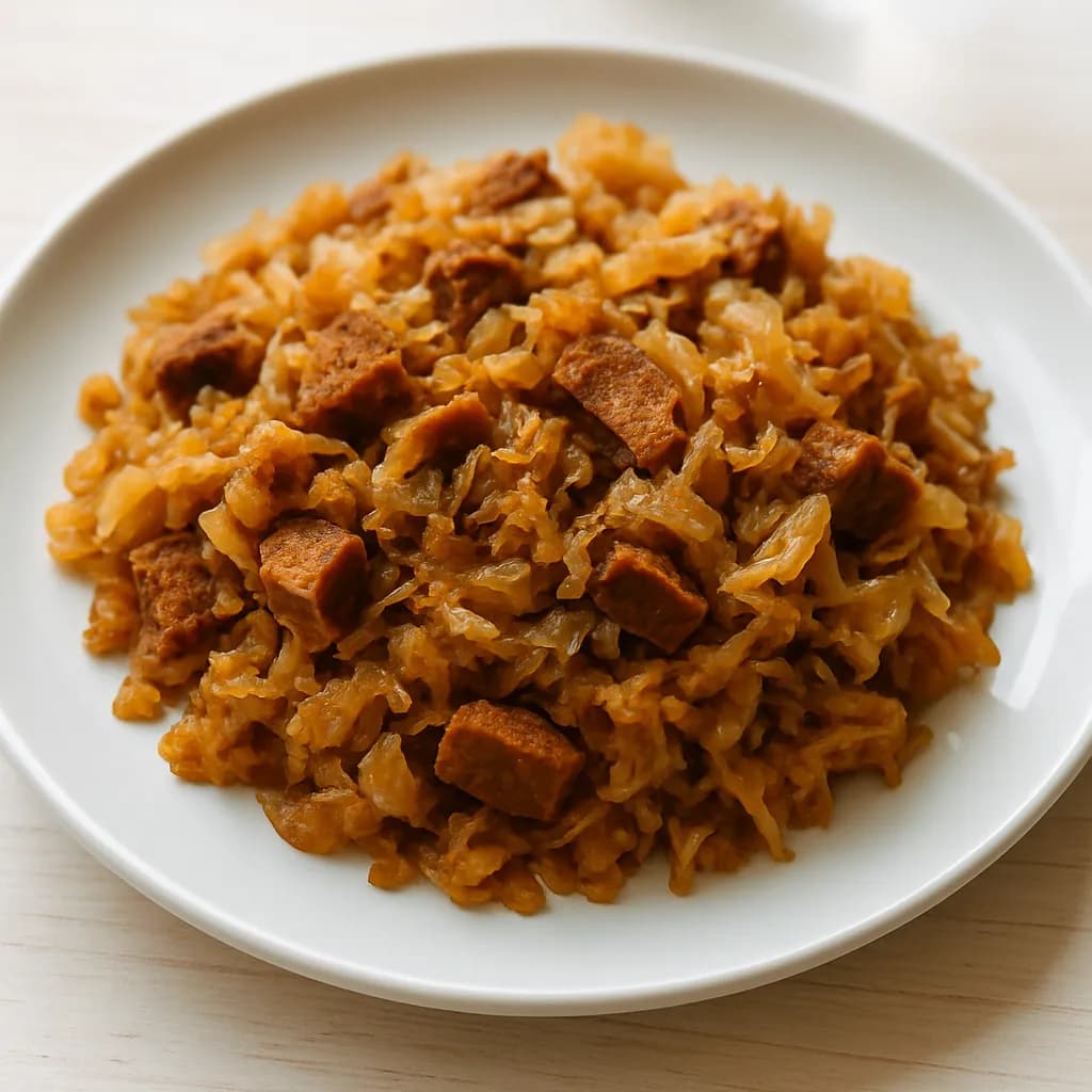 Wegański bigos