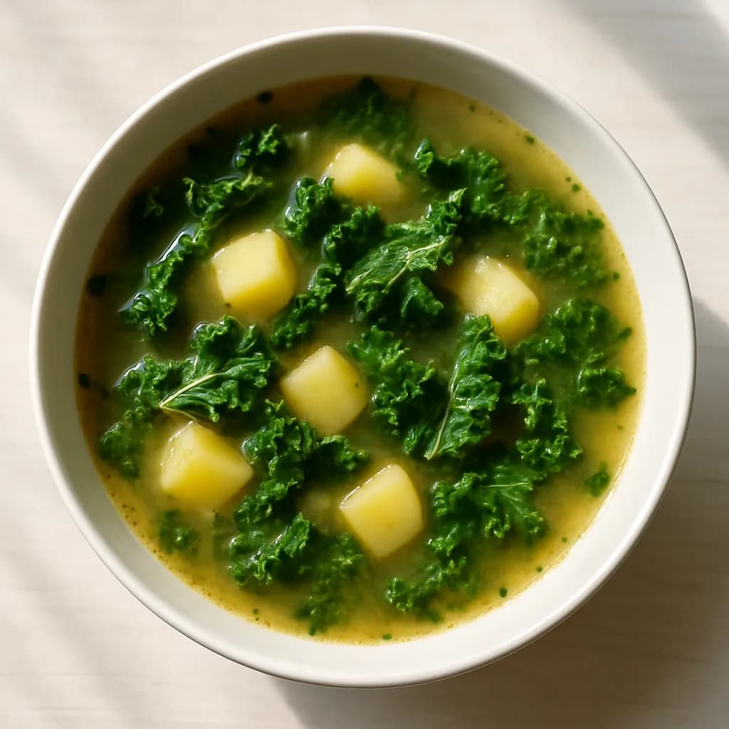 Zupa caldo verde z jarmużem