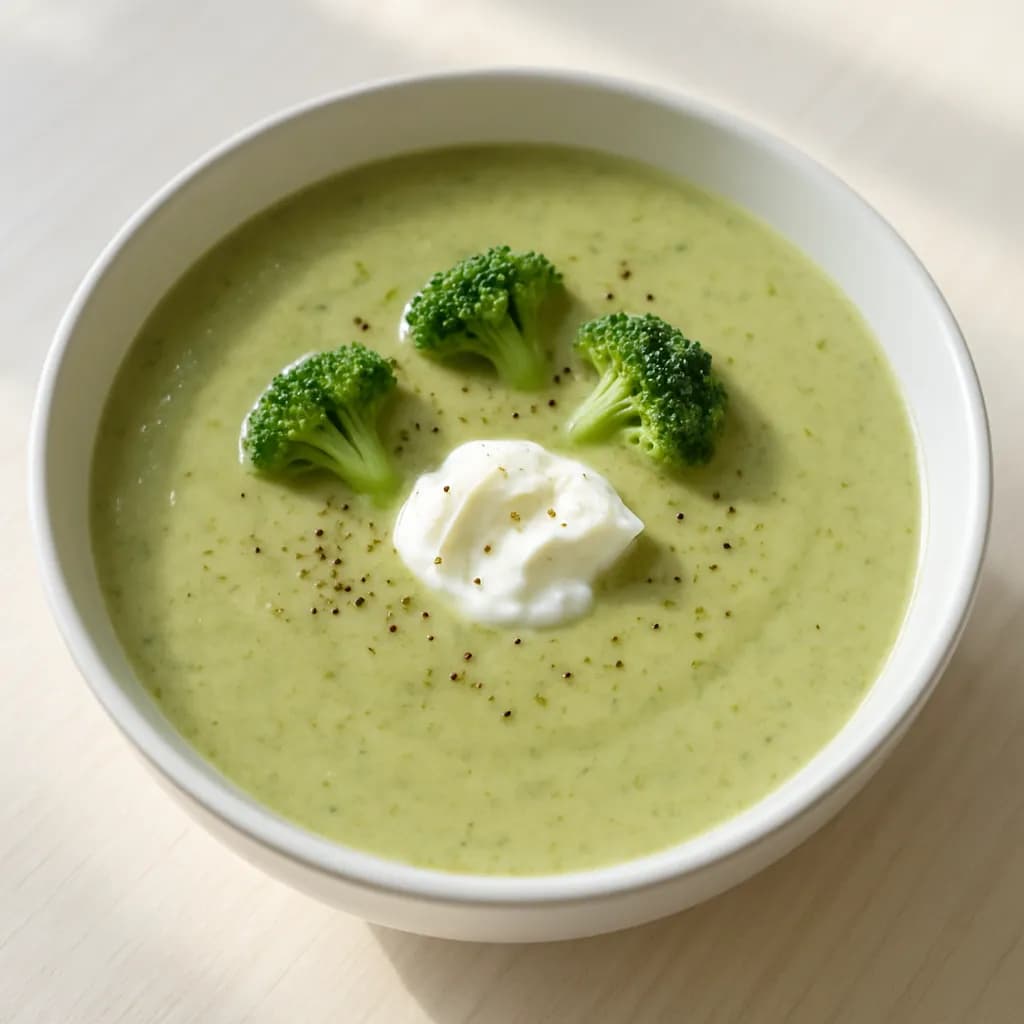 Zupa krem z brokułów z mascarpone